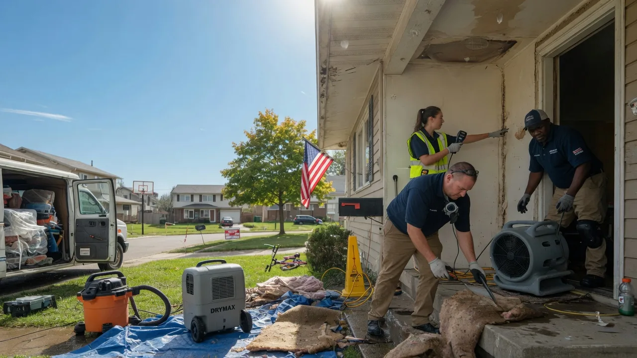 Water Damage Restoration in East Palestine, OH near me